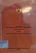 Peraturan Kepala Badan Nasional Penanggulangan Bencana Nomor 1 Tahun 2012 tentang Pedoman Umum Desa/Kelurahan Tangguh Bencana