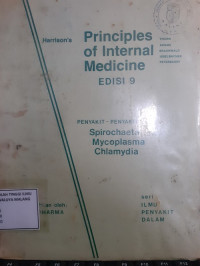 Principles of Internal Medicine: Spirochaeta, Mycoplasma, Chlamydia