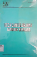 Desa dan Kelurahan Tangguh Bencana