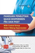 Panduan Penelitian Quasi Ekseperiman Pre dan Post