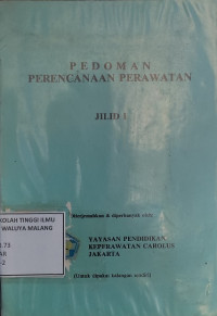 Pedoman Perencanaan Perawatan