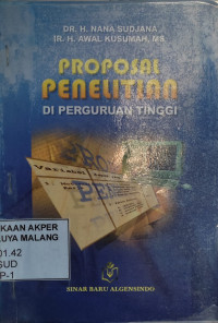 Proposal Penelitian di Perguruan Tinggi