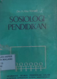 Sosiologi Pendidikan