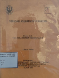 Standar Asuhan Keperawatan