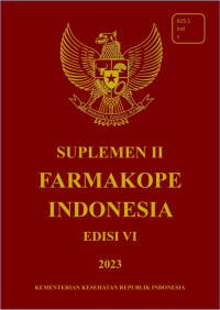 Suplemen II Farmakope Indonesia