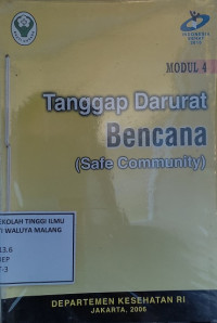 modul 4 Tanggap Darurat Bencana (Safe Community)