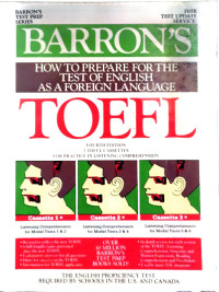 Image of Barron's TOEFL: How to Prepare for the Test of english as a Foreign Language