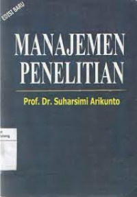 Manajemen Penelitian