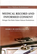 Medical Record and Informed Consent: sebagai Alat Bukti dalam Hukum Pembuktian