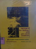Physics for biology and pre-med students