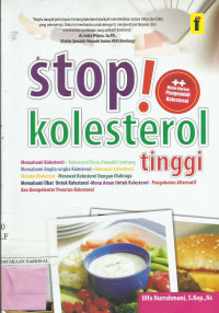 Stop! Kolesterol Tinggi