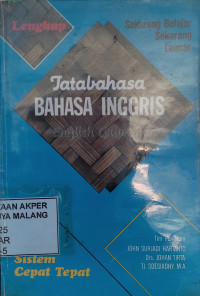 Tatabahasa Bahasa Inggris = English Grammar