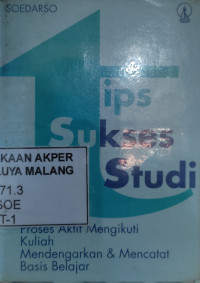 Tips Sukses Studi